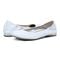 Vionic Alexa Women's Orthotic Ballet Flat - Arctic Ice Serpentin - pair left angle