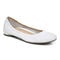 Vionic Alexa Women's Orthotic Ballet Flat - LZRD White PRI med