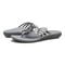 Vionic Alta Women's Toe Post Orthotic Sandals - Pewter Metallic - pair left angle