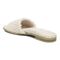 Vionic Demi Women's Heeled Slide Sandal - Natural Curly Shear - Back angle