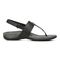 Vionic Tala Women's T-Strap Supportive Sandal - Black - 4 right view