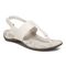 Vionic Tala Women's T-Strap Supportive Sandal - Cream - 1 profile view