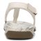 Vionic Tala Women's T-Strap Supportive Sandal - Cream - 5 back view