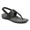 Vionic Tala Women's T-Strap Supportive Sandal - Black - 1 profile view