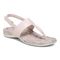 Vionic Tala Women's T-Strap Supportive Sandal - Pale Blush - 1 profile view