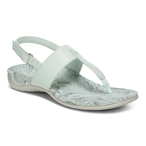 Vionic Tala Women's T-Strap Supportive Sandal - Seafoam - 1 profile view