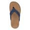 Vionic Tasha Women's Supportive Toe Post Sandal - Dark Blue - Top