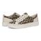 Vionic Winny Women's Casual Sneaker - Natural Leopard - pair left angle