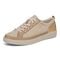 Vionic Winny Women's Casual Sneaker - Natural/gold - Left angle