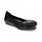 Revere Nairobi Women's Ballet Flat - ballet Black Lizard/Onyx