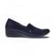 Revere Naples Stretch Loafer - Women's - Sapphire - Side