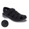 Revere Amsterdam Fisherman Sandal - Women's - Black - Strap Detail