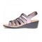 Revere Bari Floral Wedge Sandal - Women's - Gunmetal - Side 2