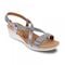 Revere Luxor Backstrap Wedge - Women's - Gold Wash - Strap Detail