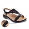 Revere Santa Fe Back Strap Sandal - Women's - Black - Strap Detail