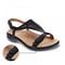 Revere Santa Fe Back Back Strap Sandals - Women's - Black - Strap Detail