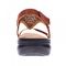 Revere Santa Fe Back Back Strap Sandals - Women's - Cognac - Rear