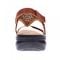 Revere Santa Fe Back Strap Sandal - Women's - Cognac - Rear