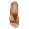 Revere Santa Fe Back Back Strap Sandals - Women's - Cognac - Overhead