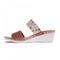 Revere Sorrento Slip Wedge - Women's - Cognac - Side 2