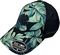 Black Clover Island Luck Hat - Tropical Adjustable Snapback - Unisex - 1 Front 15 - Black-Palm Tropical