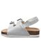 Bearpaw Brooklyn Toddler / Little Kid Sandals - 1768T Bearpaw- 015 - White Metallic - Side View