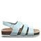 Bearpaw Zaidee Kid's Knitted Textile Sandals - 2462Y Bearpaw- 300 - Light Blue - View